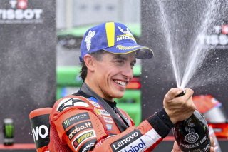 Marc Marquez continue d'archidominer le circuit de MotoGP. KEYSTONE/AP/Tamas Vasvari